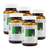 이네이트 종합비타민 미네랄 홀푸드 허브 이뮨 블렌드 우먼 40세이상 천연 멀티비타민 60정 INNATE Response Formulas Women Over 40 One Daily, 5개