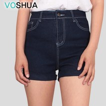 [sado]숙녀-Sin7332/7333숏팬츠택1/롤업데님반바지[0790]