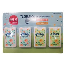 [무료배송][트레이더스] 크리넥스 안심 손소독 스프레이 15*4, 1개