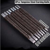 밀링 목공 가공 미니 선반 비즈 폴리셔 기계 12-24V Diy CNC 테이블 목재용 DIY 공구 스탠성탄절 세트 96W 업그레이드된 제품104485, 8pc carving knife