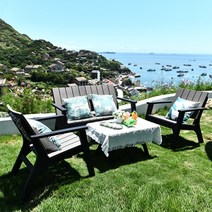 본다이 야외 테라스 카페 정원 피크닉 테이블 의자