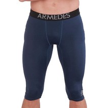 ARMEDES 남성용 압박 바지 베이스레이어 쿨 드라이 스포츠 타이츠 레깅스/카프리 팬츠/반바지 AR-161/171/181 161 그레이 XX-Large, Small, 171 Navy, Small