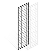위드금창 메쉬망 300x1200mm 다용도 인테리어 벽선반 휀스망 철망, 300x1200mm 블랙, 1개