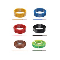 HFIX 1.5SQ 100M 난연소재 전선 전기선 소방자제 단선 스위치 콘센트, 빨간, 1개