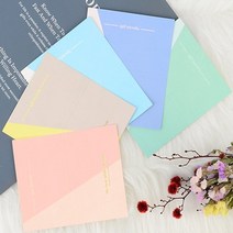 행사 답례 카드 축하 메세지 편지지 봉투 세트 기념일 생일 편지 친구 연인 선물 동봉 쪽지 어버이날 스승의날 감사 엽서 명절 인사 파티 초대장 칼라 메모지, 색상, 녹색