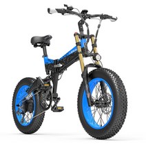 전기자전거 EU 재고 LANKELEISI X3000PLUS-UP 20 인치 지방 접이식 전기 자전거 48V 17.5AH 리튬 배터리 Eb, 02 Black Blue, 01 7