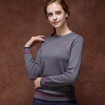 골든더크 Meloz 여성골프웨어 소프트 여자니트 GREY