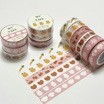 마스킹테이프 Character 캐릭터시리즈 / 다이어리 꾸미기 / 다꾸, 비숑(Bichon)
