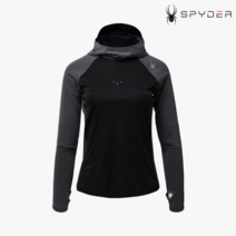 스파이더 스파이더 우먼스 소프트쉘 후드_SPDFCNHD281WBLK