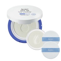 AHC 카밍 선쿠션 세이프온 시카 썬쿠션 25ml 본품+리필 세트 시즌7 최신상+스크럽 파우치 증정, 1세트