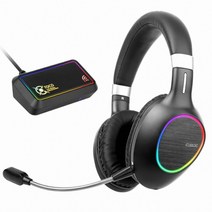 COX TOCO 무선 가상 7.1채널 초경량 RGB 노이즈 캔슬링 게이밍 헤드셋, 단품