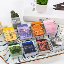 인스타 감성 일상 배경 사진 다꾸 스티커북 8종 다이어리꾸미기, 8.체리 (ST-2485)