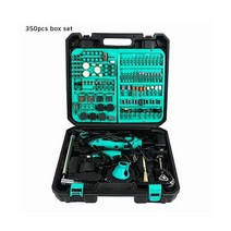 전기 드릴 공구 호환 미니 Tungfull 핸드 전동 드레멜 회전 연마 기계 그라인더, 350set