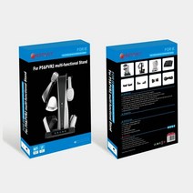 플레이스테이션VR2 PS5 콘솔 다기능 냉각 스탠드 듀얼 컨트롤러 충전기 CD VR 헬멧 스토리지 PS VR2 핸들 충전 도크, [01] 로즈 레드, 한개옵션1, 01 로즈 레드