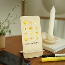 자작나무 우드감성 원목 휴대폰거치대 DIY, 1개