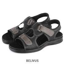 빌리버스 남자 샌들 BSS125 벨크로 남성 편한 여름 신발