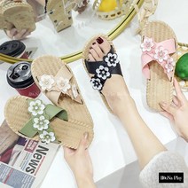 [당일발송] by_1918 여성 여름 라탄젤리 슬리퍼 여름샌들 왕골 젤리슈즈 젤리슬리퍼 ddonaplay