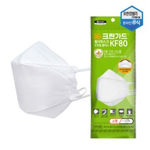 크린가드 KF80 어린이용 소형 황사마스크 수프림 플러스 25매 44274, 단품, 단품
