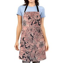 빅사이즈방수앞치마 용접 여름 린넨 앞치마 만다라 미학 여성용 주방 앞치마 오리지널 방수 소녀 커스텀 남자 웨이터 작업 오일 방지 빈티지 페르시아125928, 22102wq-000544-_55X68CM(L)