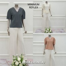 미니멈 MD 브이넥 베이직 쿨 블라우스 MD MVBOWB3230