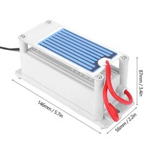 공기청정기DC 12V 3.5g 통합 자동차 오존 발생기 Ozonizer 기계 공기 정화 청소 도구, 한개옵션0