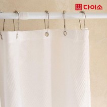[다이소]와플무늬샤워커튼(약180X180 cm)-1029530