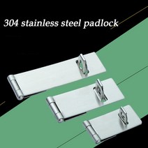 도어 잠금 래치 304 스테인레스 스틸 자물쇠 도어 걸쇠 게이트 잠금 래치 2/2.5/3/4 인치 가정용 도난 방지, 02 2.5 인치
