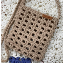 (완제품) 미니 네트백 손뜨개 네트백