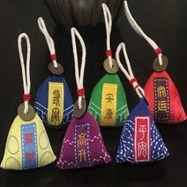 향낭 단오절 클래식 동전종 자소 모기퇴치 휴대용 에스닉 풍하 가방 기프트 액정 복주머니 494762531, 동전 쭝쯔 마네키
