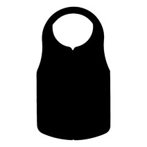 HJ 아르시안 부직포 위생 일회용 앞치마, 100매, 기본형 블랙