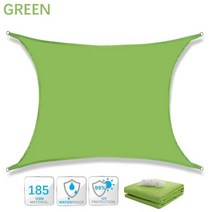 타프 300D 방수 직사각형 그늘막 야외 정원 수영장 천막 캠핑 하이킹 해가리개, CHINA, 200cm x 400cm, [08] GREEN