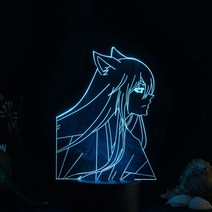 애니메이션 장식 카미사마 키스 토모에 휴일 조명 휴대용 조명 방 장식 십대 야간 램프, 02 B_01 7 colors no remote