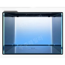 어항 백스크린 어항배경 수족관 장식 벽지 꾸미기 RGB 수조 배경, LED퓨어화이트+스위치리모컨80x40cm