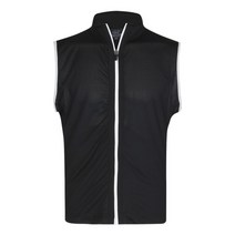 [파파브로] 남자 쿨 통기성 여름 베스트 집업 조끼 SH-VESG-056-검정