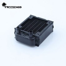 FREEZEMOD-PC 방열판 알루미늄 60mm 80mm 알루미늄 라디에이터 튜브 스레드 미니 열교환 기 워터 쿨러 모, 01 60mm