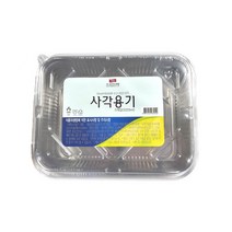 삼아 알루미늄 프리미엄 일회용 캠핑 피크닉 도시락 사각용기 5P 3320ml(용기+뚜껑), 단품, 단품