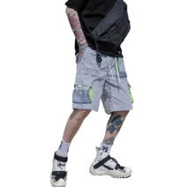 블라크12 남자 스트릿 힙합패션 스카치 5부바지 테크웨어 밴딩 반바지