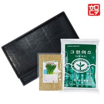 토양 새싹 키우기 새싹보리키우기 새싹밀 미니텃밭 새싹키우기 토경, 그린어스3k(10L)