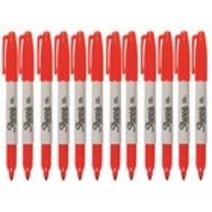 샤피 유성 네임펜 FINE SF3005, 레드(SF30052A), 32개