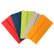 우진 칼라 상품권 봉투 120g 10매 / 가로개봉형 / 8.8x17.3cm 상품권전달용 우편발송용 컬러봉투 일반봉투, 녹두