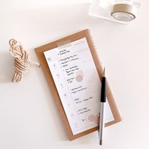 1+1 유어데일리 A5 주간 스케줄러 다이어트 식단표관리 데일리 위클리 떡메모지 3종, 옵션 02 위클리 TYPE 1 (1+1)