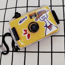 도라에몽 필름 카메라 클래식 복고 레트로 입문용 초심자, 공식선물세트+카메라+코닥필름 10장개, 밀짚모자오리(노랑검은색)