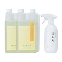 깨끗한생각 클리친 알뜰 공병세트 1100ml 기름때 제거제 가스렌지 후드 청소 에어프라이어 세척, 1세트