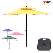 주식회사도리퍼니처 도리퍼니처 솔라 파라솔 / 접이식 야외 테라스 정원 카케 커피숍 테이블 식탁, 레드