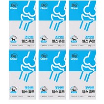 빅츄 강아지용 조인트 헬스 츄르 닭고기 10p 6개 3+3