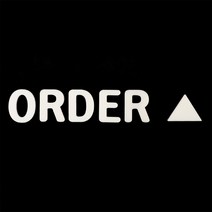 카페 부착식 아크릴 안내 글자 스카시 ORDER 화이트, SR[^^_ORDER-화이트(5T)_^^]SR