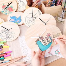 만들기자랑 민화 원목시계/시계만들기/무드먼트/만들기자료/시계, 민화원목시계, 오리모란