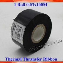 송장프린터 라벨출력기 페이지라벨기30MM x 100M 검정색 열전 사 리본 핫 스탬핑 호일 인쇄 벨트 1 롤, 02 30mmx100M, 02 30mmx100M