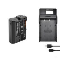 니콘 카메라 배터리 Nikon d750 d7200 d7500 d850 d7100 d610 d500 MH 25a d7000, 협력사, 1X 배터리 충전기