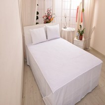 [몽리앙] 숙박업소용/ 침대시트/ 보호용 (침대패드) T/C 땅콩디자인 -패드